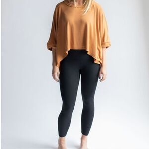 Women's Savvi Hollie Top – Size XS/S – Orange-Brown